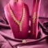 طقم ذهب وردات 37 غرام عيار 18