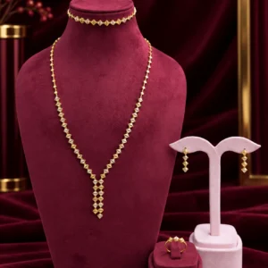 طقم ذهب 24 غرام عيار 18