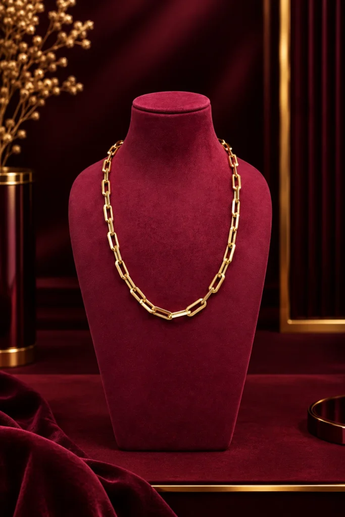عقد ذهب 13.5 عيار 18